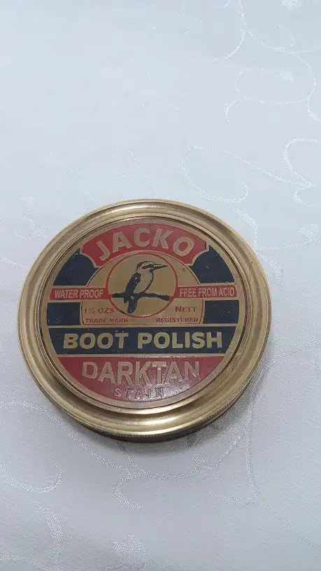 Jacko Polish Company로고 황동나침반 8 cm-상리4203